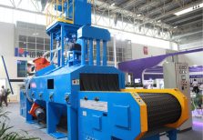 江蘇拋丸機除銹設(shè)備 網(wǎng)帶式拋丸清理機