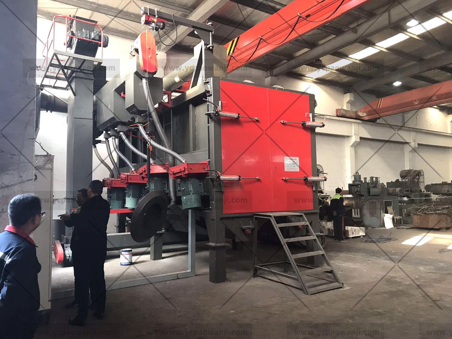 江蘇拋丸機(jī)除銹設(shè)備 線材盤圓拋丸機(jī)鋼筋拋丸特點及其性能有哪些?