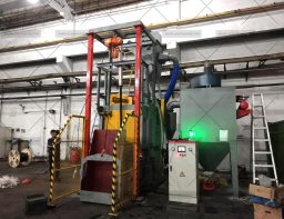 Q3210/3212履帶式拋丸機(jī)自動上下料