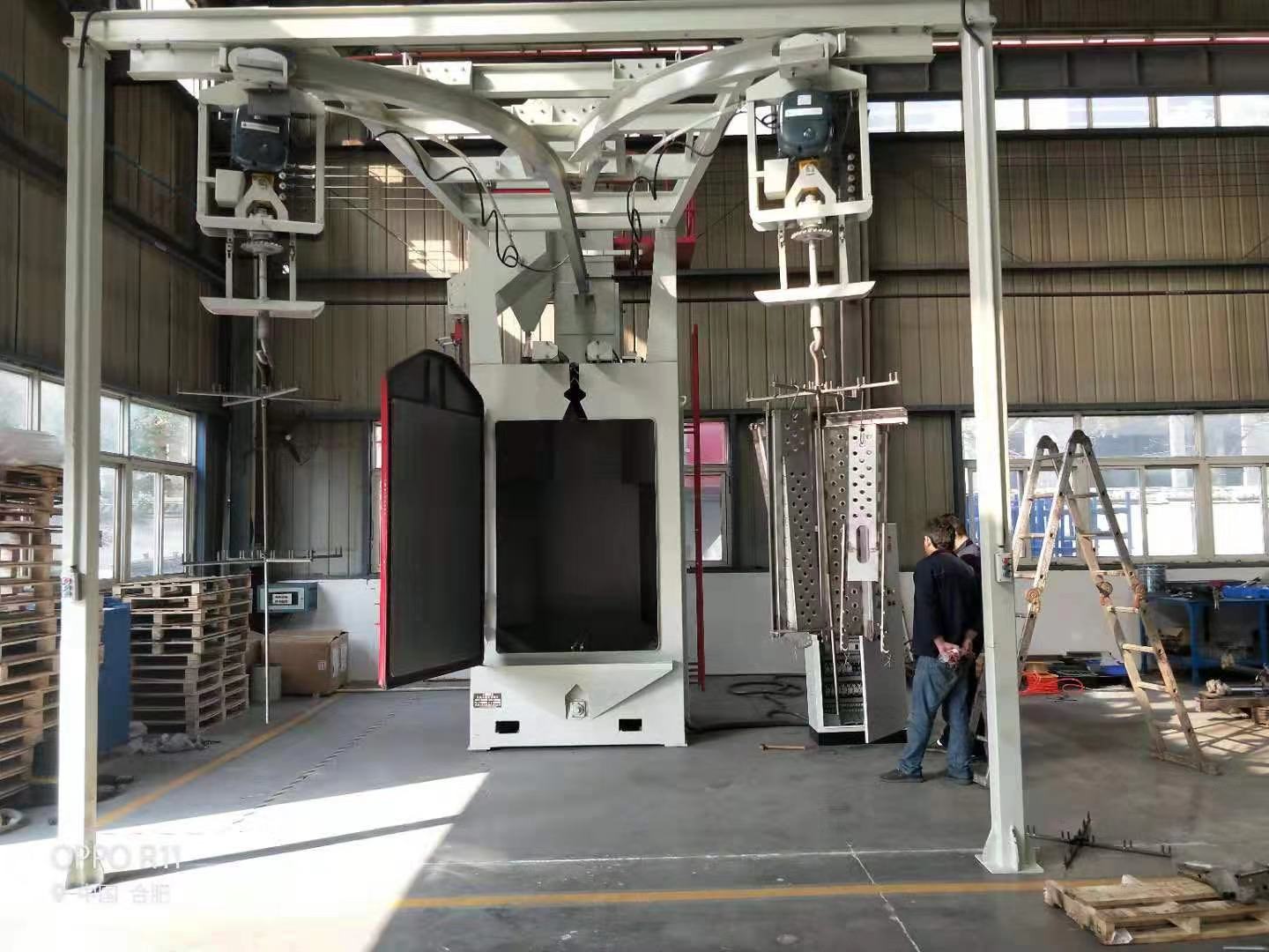 江蘇拋丸機(jī)除銹設(shè)備 湖南吊鉤式拋丸機(jī)-長沙Q3710掛鉤式拋丸除銹設(shè)備